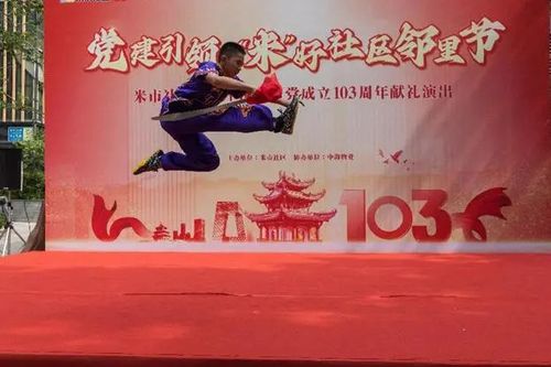迎 七一 ,米市社区举办邻里节,文化志愿团队文艺汇演